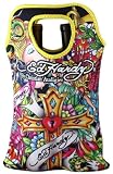 Ed Hardy Neoprene Double Wine Beverage Tote Logo