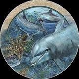 Set of Four Dolphins Thirstystone Coasters - Style TS46