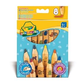 Crayola Beginnings - Jumbo Decorated Pencils (8 Pack)