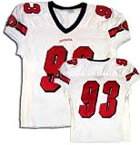 Adewale Ogunleye Indiana Hoosiers White #93 Game Worn Football Jersey (XXL)