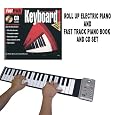 Roll Up Piano with Fast Track Music Instruction Book and CD Set