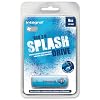 Integral Splash Flash Drive USB 2.0 with Software for MacOS9 or Windows 8GB Blue Ref INFD8GBSPLB
