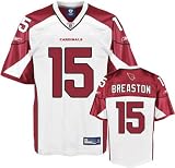 Steve Breaston White Reebok NFL Replica Arizona Cardinals