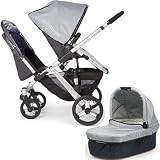 UPPAbaby VISTA MICA Double Stroller Kit with Bassinet