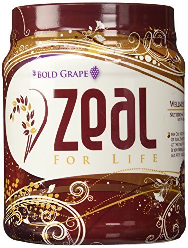 Zeal For Life - Wellness Formula - Bold Grape - 30 serving canister (420g) by BOLD GRAPE FLAVOR