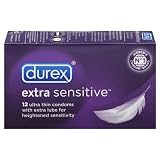 Durex - Extra Sensitive Condom, 12 Count (Pack of 2)