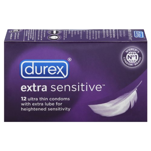 Durex - Extra Sensitive Condom, 12 Count (Pack 