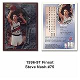 Topps Finest Phoenix Suns Steve Nash 1996-97 Rookie Card