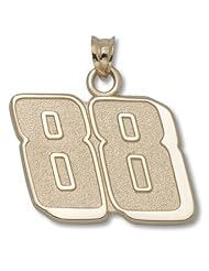 Driver Dale Earnhardt, Jr. #88 Nascar Pendant - 5/8"