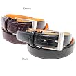 BT Manhattan Collection Men's Croc Finish Belt