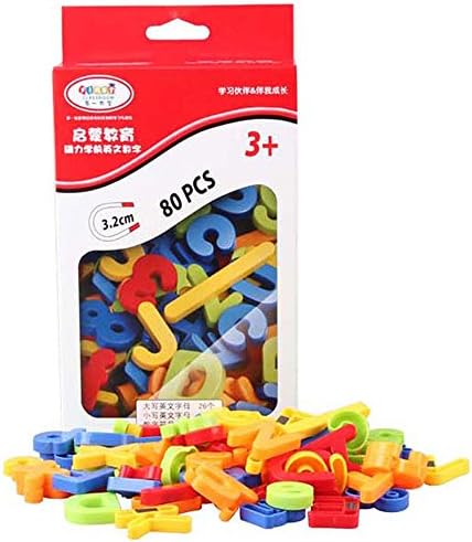 Fridge Magnet Cartoon Digital Symbols Educational Toys Magnetic Stickers Early Childhood Digital Lowercase Uppercase Letter Number