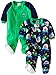 Gerber Baby-Boys Newborn 2 Pack Blanket Sleepers, Space, 24 Months