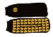 Handsfree Living Women's Non-Slip Socks (Black / Yellow)