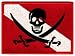 Jolly Roger Diver Down Flag Patch Embroidered Iron On Scuba Diving Skull Pirate Emblem Souvenir