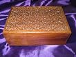 Gift for Her- Hand Carved Natural Walnut Wooden Jewelry Box India