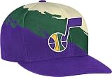 Utah Jazz Mitchell & Ness Vintage Paintbrush Snap Back Hat