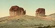 Giant Club and Kettle Formations in Utah, ca. 1902 - Exceptional Print of a Vintage Photochrom Image from the Library of Congress Collection