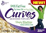 Curves Butter Popcorn, 3-count Box, 8.7-Ounce Boxes (Pack of 6)