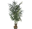 TWO Extra Full Artificial Kentia Palm Tropical Trees - 8.5' + 7'
