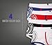 TopsHouse Sexy Boxer Briefs Soft Cotton Sailor Underwear Pack Of 4 L