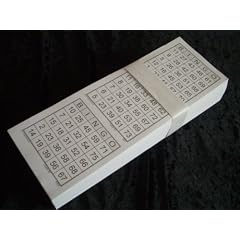 600 Bingokarten Bingotickets Bingoblock 25/75 Sys. 10x30 cm 200 Blatt a 3 Ticket