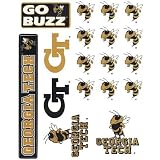 Georgia Tech Yellow Jackets Team Vinyl Stickers