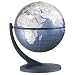 Wonder Globe 4.3" Blue/Silver Metallic World Globe