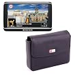 Executive Genuine Leather Carry Case For 5 Inch Navigon 70 Premium, Navigon 8450 Live And 8410 By DURAGADGET