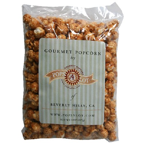 Popsalot Gourmet Popcorn, Clandestine Caramel Corn, 6-Ounce Bags (Pack of 6)