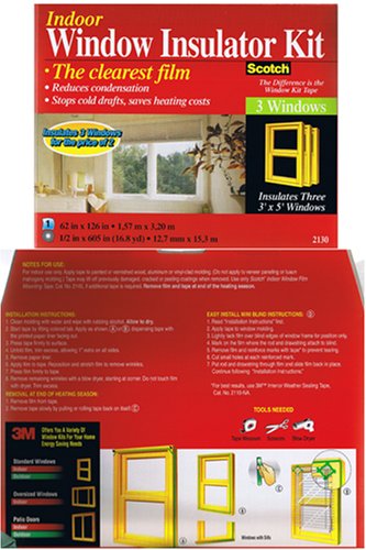 3M Window Insulator Kit for 3 Windows