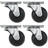 Reliable Hardware Company RH-9005-SET-A Casters Swivel Top Plate 2-Inch Wheel Diameter Zinc, Set of 4