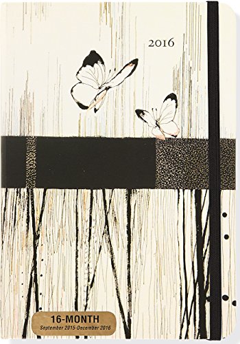 2016 Contemporary Butterflies Weekly Planner (16-Month Engagement Calendar, Diary)