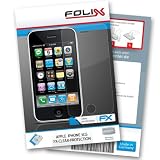 Produkt-Bild: FoliX FX-Clear Displayschutzfolie f&uuml;r Apple iPhone 3Gs / iPhone3Gs 3-Gs 3G-s - Displayschutz kristallklar