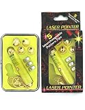 25 Red Laser Pointers w/4 Light Pattern Tips