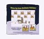 Metal Country Rooster Tile Covers - set of 10