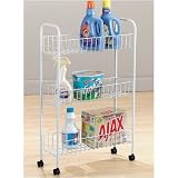 Kitchen & Housewares : 3-Tier Slim Laundry Cart