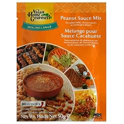 Asian Home Gourmet Peanut Sauce Mix, 1.75-Ounce Pouch (Pack of 12)