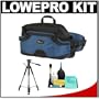 Lowepro Inverse 200 AW Beltpack Digital SLR Camera Bag (Arctic Blue) + Tripod + Accessory Kit for Canon Rebel XSi, XS, T1i, T2i, EOS 50D, 5D, 7D, Nikon D3000, D5000, D40, D60, D90, D300, D300s, Olympus Evolt E-30, E-450, E-520, E-620, and Sony Alpha A230, A330, A380, A450, A500, A550, A850