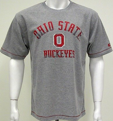 Buy Ohio State Buckeyes NCAA Thermal Distressed T-Shirt by Colosseum