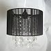 Veiled Jewel Chandelier - Black