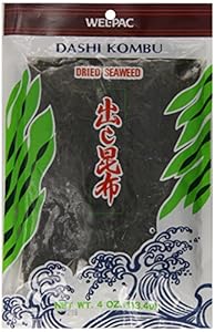 Welpac Dashi Kombu Dried Seaweed 4 oz