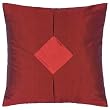 Decorative Handmade Burgundy & Red Thai Silk Cushion Cover / Pillow Sham