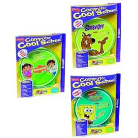 Computer Cool School Software Bundle: Dora and Diego, Scooby-Doo, Spongebob by 