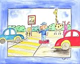 Crosswalk By S. Bowman 8 X 10 Art Print