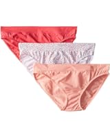 Fruit of the Loom Women's 3 Pack Cotton Stretch Bikini Panties