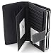 Mundi Genuine Leather Rio Lea Frame Checkbook Black Wallet