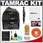 Tamrac 5256 Cyberpack 6 Photo/Computer Digital SLR Camera Backpack (Black) + Accessory Kit for Canon Rebel T3, T3i, T1i, T2i, EOS 60D, 5D, 7D, Nikon D3000, D3100, D5000, D5100, D7000, D300s, Olympus Evolt E-5, E-30, E-620 & Sony Alpha A560, A580, A33, A35, A55