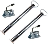 Produkt-Bild: 2 St&uuml;tzen & 2 Klemmhalter f&uuml;r Anh&auml;nger, Trailer, Caravan