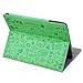 HDE Leather Folio Case and Stand with Magnetic Cover for 1st Generation iPad (Green Cartoon)