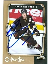 Collectibles: Chris Pronger autographed Hockey Card (Anaheim Ducks) 2007-2008 O-Pee-Chee - Autograph Warehouse